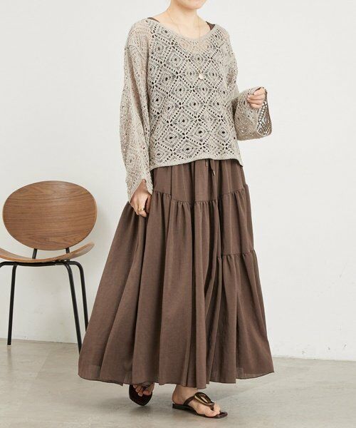 BEARDSLEY / ビアズリー ロング・マキシ丈ワンピース | タンクコンビドレス | 詳細18