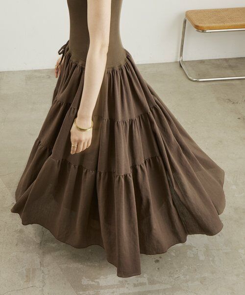 BEARDSLEY / ビアズリー ロング・マキシ丈ワンピース | タンクコンビドレス | 詳細30