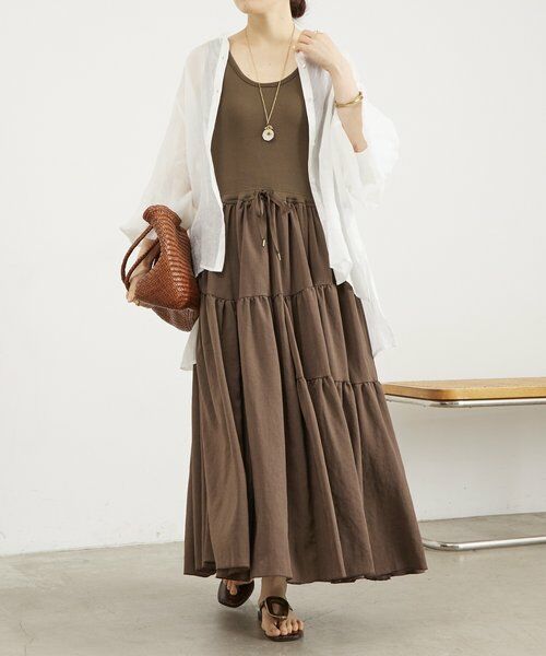 BEARDSLEY / ビアズリー ロング・マキシ丈ワンピース | タンクコンビドレス | 詳細21