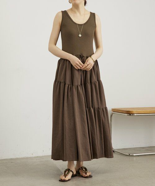 BEARDSLEY / ビアズリー ロング・マキシ丈ワンピース | タンクコンビドレス | 詳細23