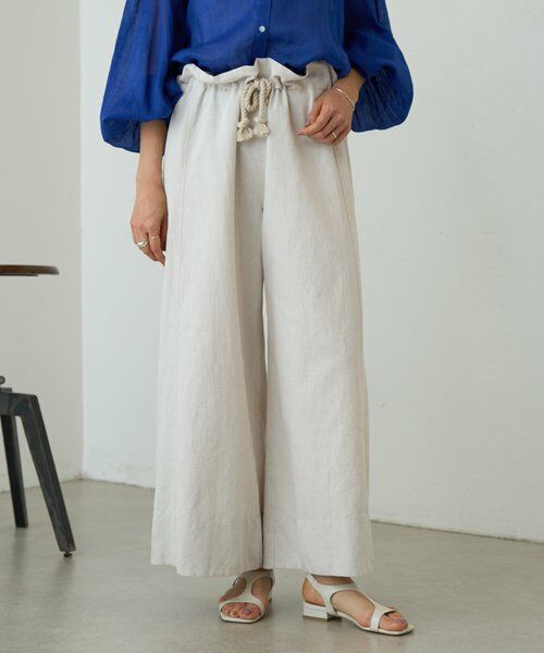 BEARDSLEY / ビアズリー その他パンツ | リネンデニムバギーパンツ | 詳細3
