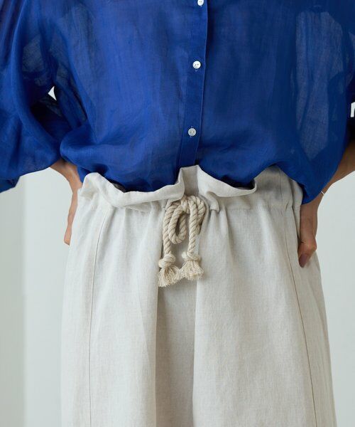 BEARDSLEY / ビアズリー その他パンツ | リネンデニムバギーパンツ | 詳細4