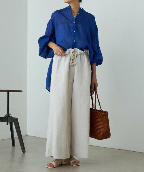 BEARDSLEY / ビアズリー その他パンツ | リネンデニムバギーパンツ | 詳細9