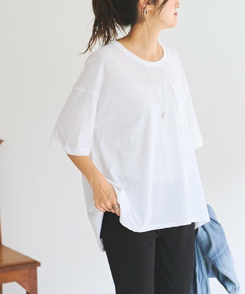 BEARDSLEY / ビアズリー カットソー | 強撚ポケットTシャツ | 詳細4