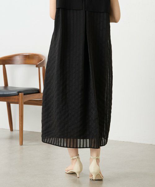 BEARDSLEY / ビアズリー ロング・マキシ丈ワンピース | ウシロシアーストライプワンピ | 詳細10