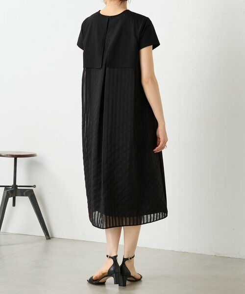 BEARDSLEY / ビアズリー ロング・マキシ丈ワンピース | ウシロシアーストライプワンピ | 詳細3