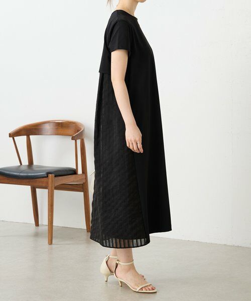 BEARDSLEY / ビアズリー ロング・マキシ丈ワンピース | ウシロシアーストライプワンピ | 詳細8