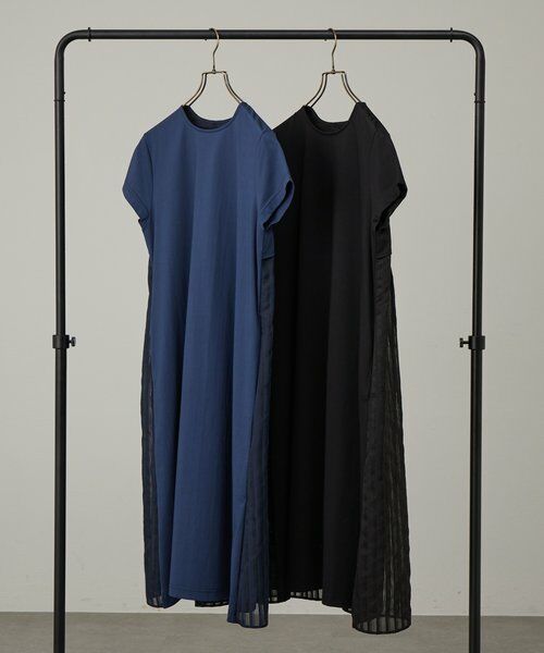 BEARDSLEY / ビアズリー ロング・マキシ丈ワンピース | ウシロシアーストライプワンピ | 詳細20