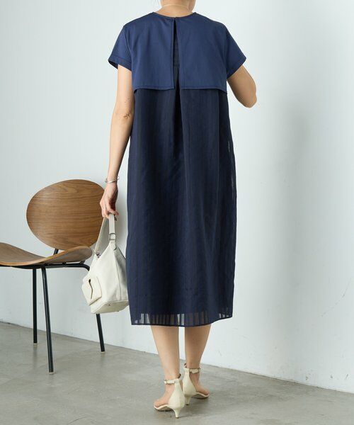 BEARDSLEY / ビアズリー ロング・マキシ丈ワンピース | ウシロシアーストライプワンピ | 詳細13