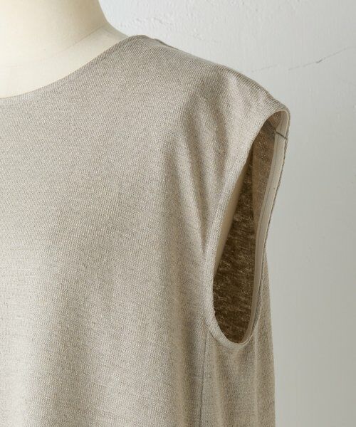 BEARDSLEY / ビアズリー ロング・マキシ丈ワンピース | リネンジャージワンピース | 詳細7