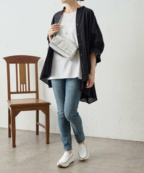 BEARDSLEY / ビアズリー シャツ・ブラウス | 《4/29(水)12:00予約開始予定》コットンシアーストライプシャツ | 詳細10