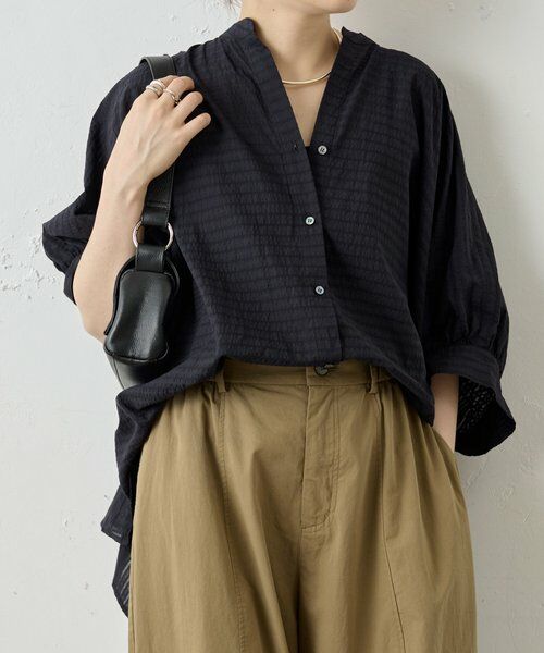 BEARDSLEY / ビアズリー シャツ・ブラウス | 《4/29(水)12:00予約開始予定》コットンシアーストライプシャツ | 詳細11