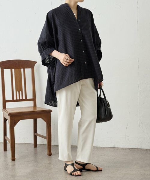 BEARDSLEY / ビアズリー シャツ・ブラウス | 《4/29(水)12:00予約開始予定》コットンシアーストライプシャツ | 詳細6