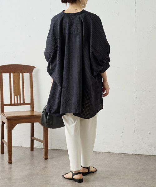 BEARDSLEY / ビアズリー シャツ・ブラウス | 《4/29(水)12:00予約開始予定》コットンシアーストライプシャツ | 詳細7