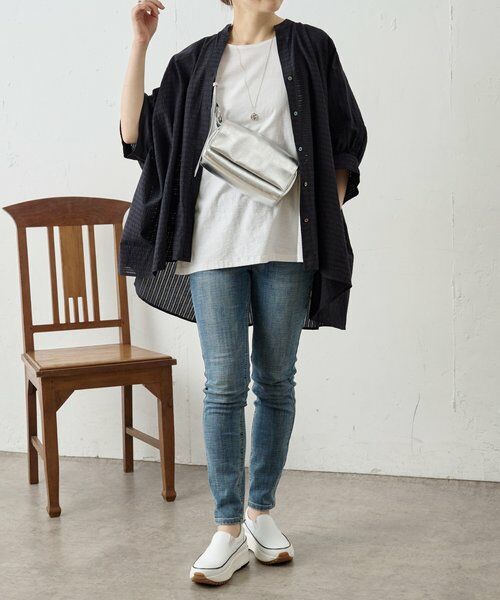 BEARDSLEY / ビアズリー シャツ・ブラウス | 《4/29(水)12:00予約開始予定》コットンシアーストライプシャツ | 詳細9