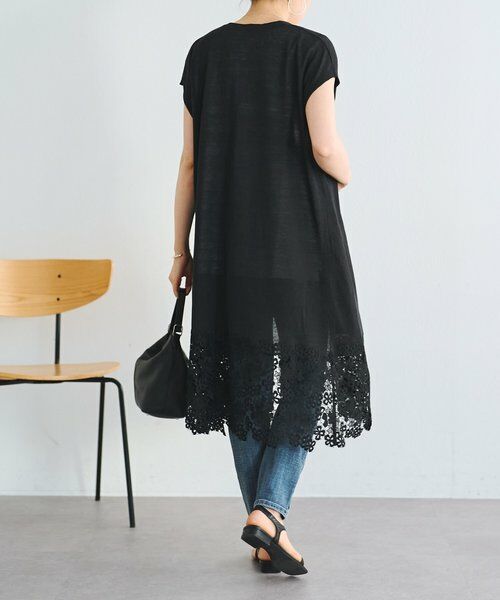 BEARDSLEY / ビアズリー カーディガン・ボレロ | 裾レースリネンカーデ | 詳細22