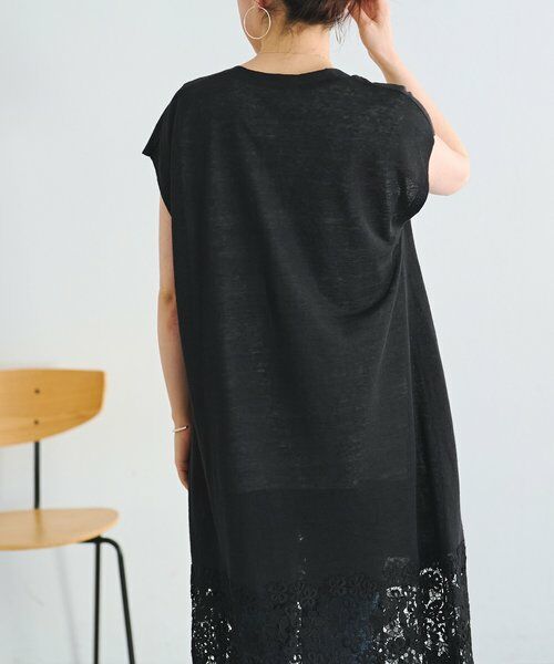 BEARDSLEY / ビアズリー カーディガン・ボレロ | 裾レースリネンカーデ | 詳細26