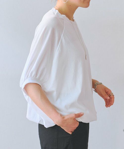 BEARDSLEY / ビアズリー Tシャツ | 《5/2(土)12:00予約開始》強撚ギャザーTee | 詳細4