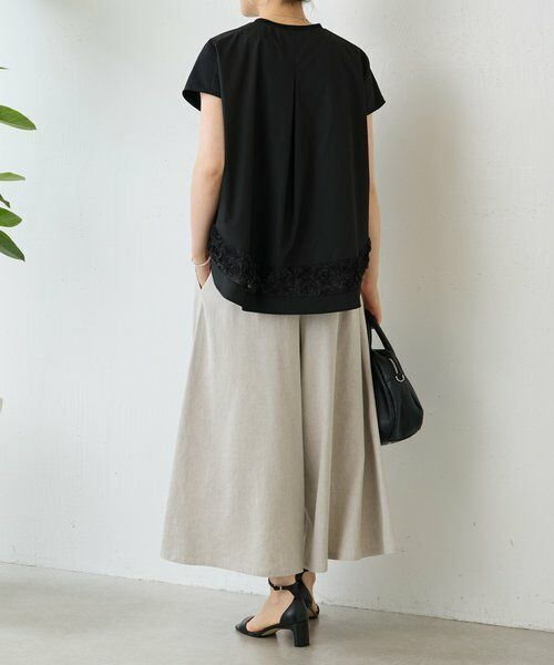 BEARDSLEY / ビアズリー Tシャツ | 裾チュールキリカエプルオーバー | 詳細12