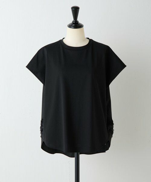 BEARDSLEY / ビアズリー Tシャツ | 裾チュールキリカエプルオーバー | 詳細15