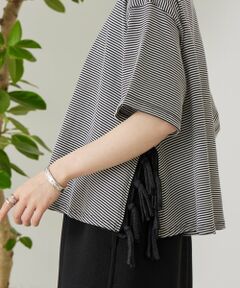 BEARDSLEY / ビアズリー カットソー | サイドフリンジニットTee