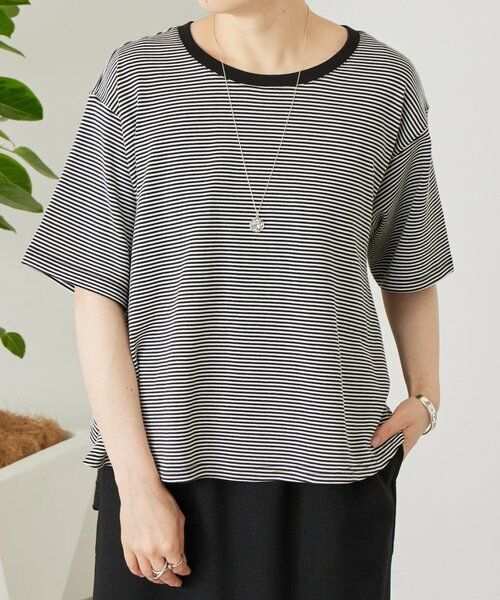 BEARDSLEY / ビアズリー カットソー | サイドフリンジニットTee | 詳細13