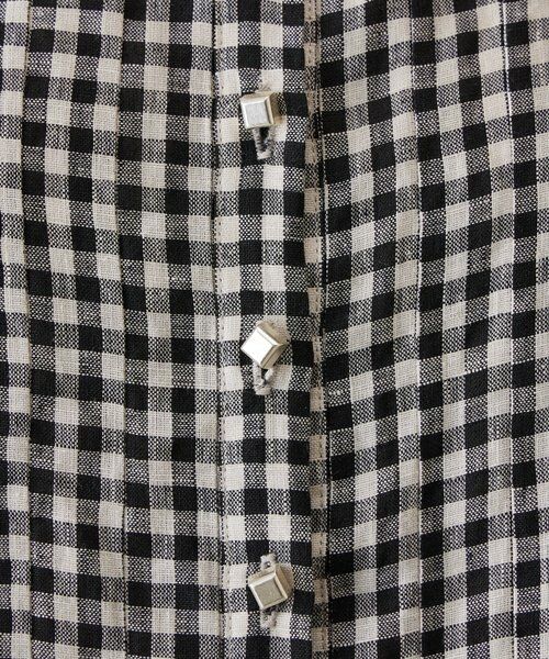 BEARDSLEY / ビアズリー ロング・マキシ丈ワンピース | 《5/2(土)12:00予約開始》リネンギンガムタックワンピ | 詳細15