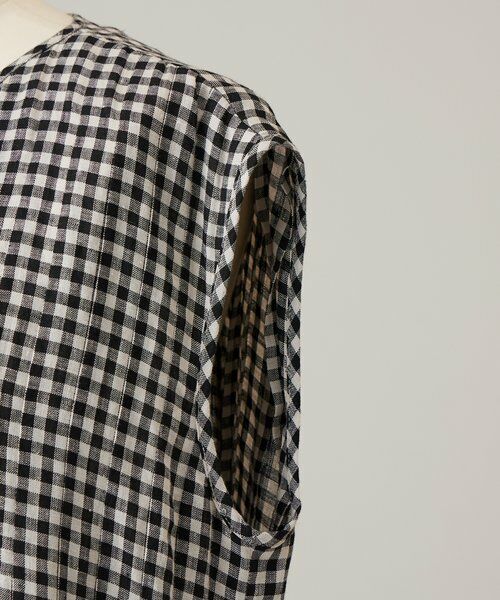 BEARDSLEY / ビアズリー ロング・マキシ丈ワンピース | 《5/2(土)12:00予約開始》リネンギンガムタックワンピ | 詳細17