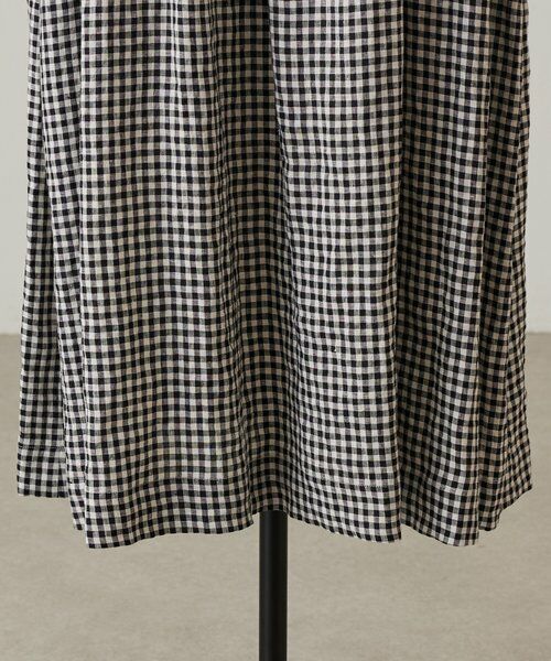 BEARDSLEY / ビアズリー ロング・マキシ丈ワンピース | 《5/2(土)12:00予約開始》リネンギンガムタックワンピ | 詳細19