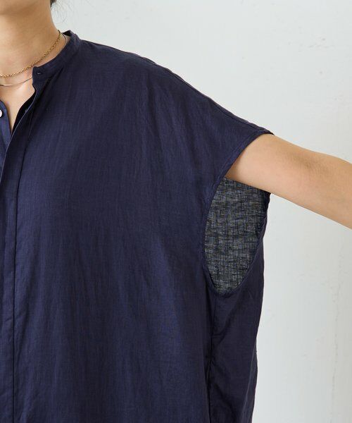 BEARDSLEY / ビアズリー ロング・マキシ丈ワンピース | 《4/29(水)12:00予約開始予定》リネンコクーンワンピ | 詳細13