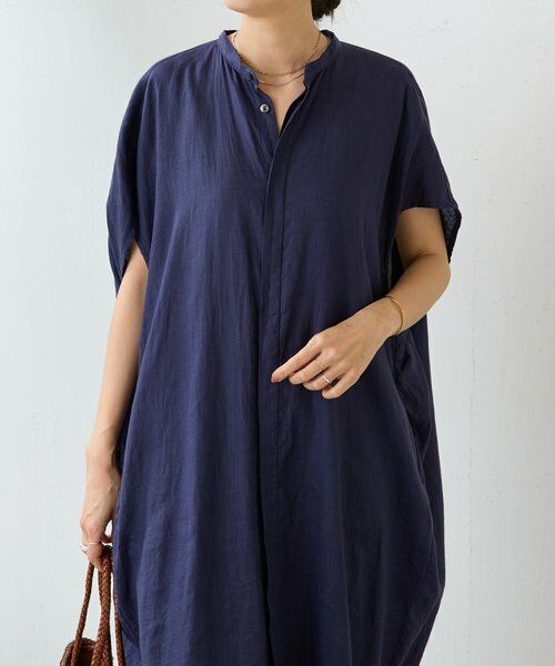 BEARDSLEY / ビアズリー ロング・マキシ丈ワンピース | 《4/29(水)12:00予約開始予定》リネンコクーンワンピ | 詳細5