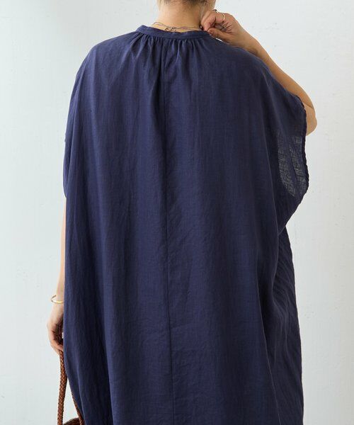 BEARDSLEY / ビアズリー ロング・マキシ丈ワンピース | 《4/29(水)12:00予約開始予定》リネンコクーンワンピ | 詳細6