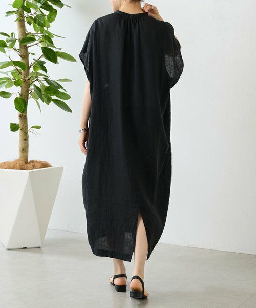 BEARDSLEY / ビアズリー ロング・マキシ丈ワンピース | 《4/29(水)12:00予約開始予定》リネンコクーンワンピ | 詳細18