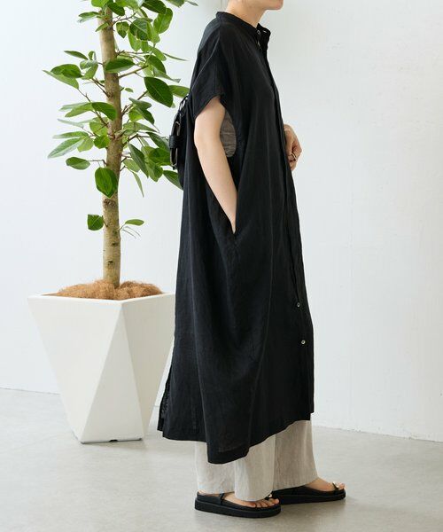 BEARDSLEY / ビアズリー ロング・マキシ丈ワンピース | 《4/29(水)12:00予約開始予定》リネンコクーンワンピ | 詳細20