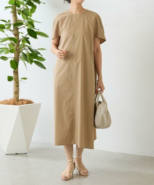 BEARDSLEY / ビアズリー ロング・マキシ丈ワンピース | 《4/29(水)12:00予約開始予定》キャップスリーブコットンワンピ | 詳細1