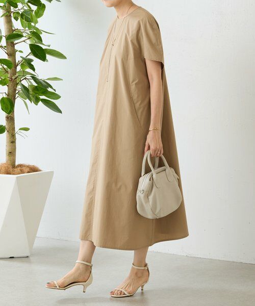 BEARDSLEY / ビアズリー ロング・マキシ丈ワンピース | 《4/29(水)12:00予約開始予定》キャップスリーブコットンワンピ | 詳細2