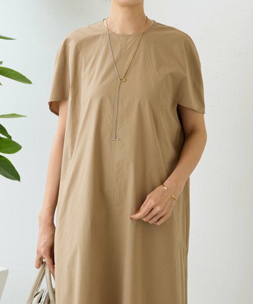 BEARDSLEY / ビアズリー ロング・マキシ丈ワンピース | 《4/29(水)12:00予約開始予定》キャップスリーブコットンワンピ | 詳細5