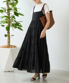 BEARDSLEY / ビアズリー ロング・マキシ丈ワンピース | 《4/29(水)12:00予約開始予定》ギャザーティアードキャミワンピ