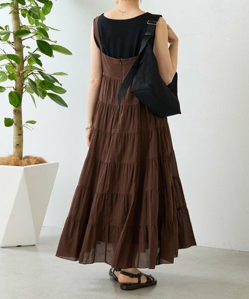 BEARDSLEY / ビアズリー ロング・マキシ丈ワンピース | 《4/29(水)12:00予約開始予定》ギャザーティアードキャミワンピ | 詳細3