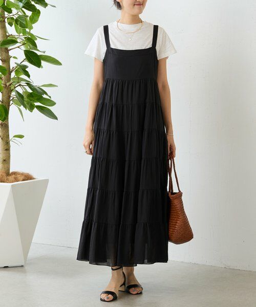 BEARDSLEY / ビアズリー ロング・マキシ丈ワンピース | 《4/29(水)12:00予約開始予定》ギャザーティアードキャミワンピ | 詳細10