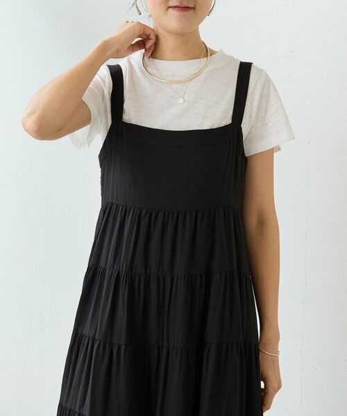 BEARDSLEY / ビアズリー ロング・マキシ丈ワンピース | 《4/29(水)12:00予約開始予定》ギャザーティアードキャミワンピ | 詳細13