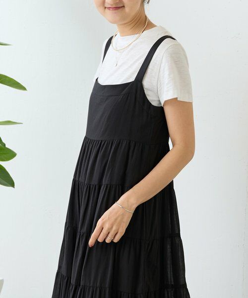 BEARDSLEY / ビアズリー ロング・マキシ丈ワンピース | 《4/29(水)12:00予約開始予定》ギャザーティアードキャミワンピ | 詳細14