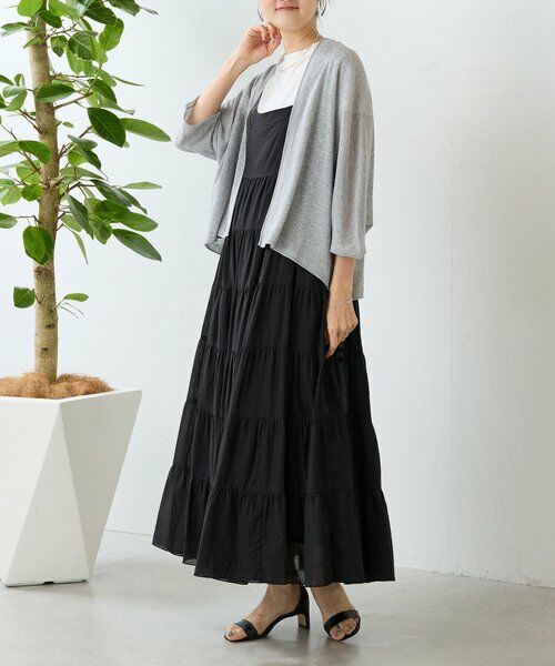 BEARDSLEY / ビアズリー ロング・マキシ丈ワンピース | 《4/29(水)12:00予約開始予定》ギャザーティアードキャミワンピ | 詳細17