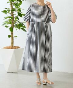 BEARDSLEY / ビアズリー ロング・マキシ丈ワンピース | 《4/29(水)12:00予約開始予定》ワイドストライプ2WAYワンピ
