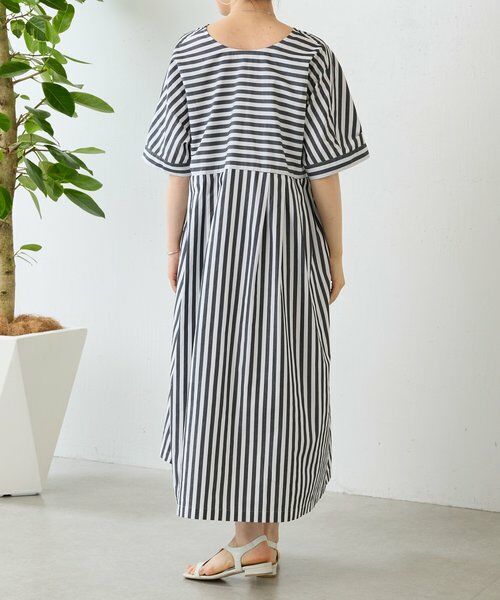 BEARDSLEY / ビアズリー ロング・マキシ丈ワンピース | 《4/29(水)12:00予約開始予定》ワイドストライプ2WAYワンピ | 詳細12