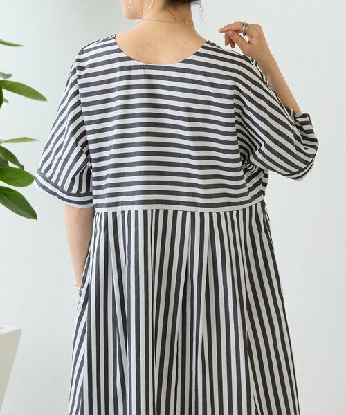 BEARDSLEY / ビアズリー ロング・マキシ丈ワンピース | 《4/29(水)12:00予約開始予定》ワイドストライプ2WAYワンピ | 詳細14