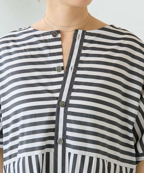 BEARDSLEY / ビアズリー ロング・マキシ丈ワンピース | 《4/29(水)12:00予約開始予定》ワイドストライプ2WAYワンピ | 詳細15