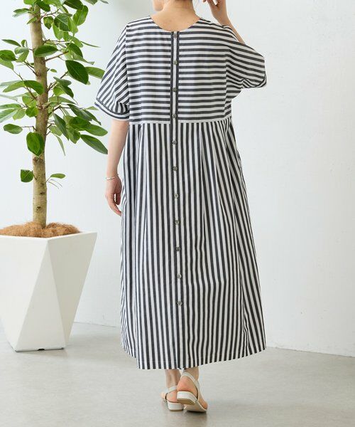 BEARDSLEY / ビアズリー ロング・マキシ丈ワンピース | 《4/29(水)12:00予約開始予定》ワイドストライプ2WAYワンピ | 詳細2