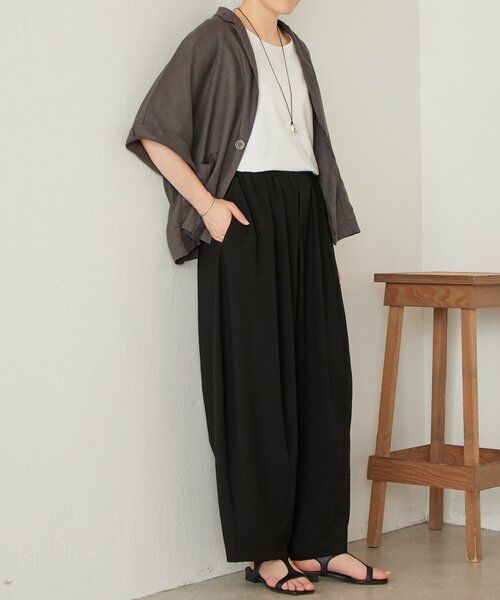 BEARDSLEY / ビアズリー その他パンツ | ストレッチジョーゼットバレルパンツ | 詳細18