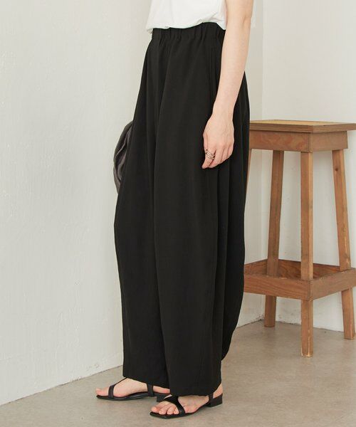 BEARDSLEY / ビアズリー その他パンツ | ストレッチジョーゼットバレルパンツ | 詳細10